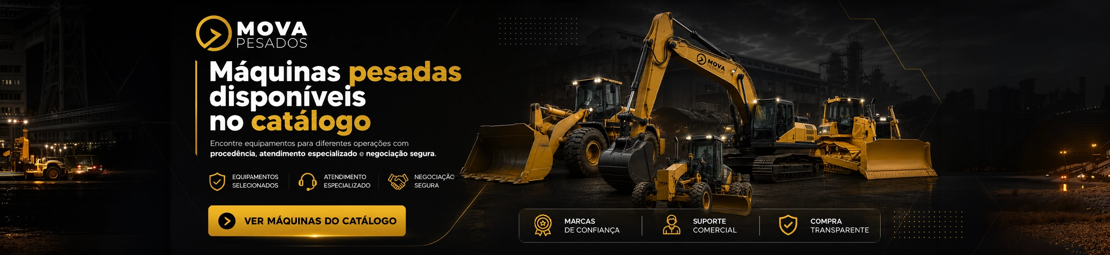 Veja as máquinas